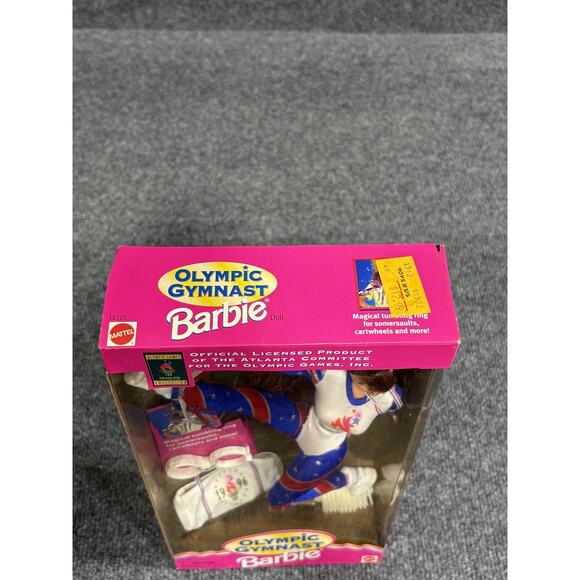 Vintage 1996 Olympic Gymnast Barbie Doll Atlanta Mattel 15125 New in Box USA - Picture 7 of 11